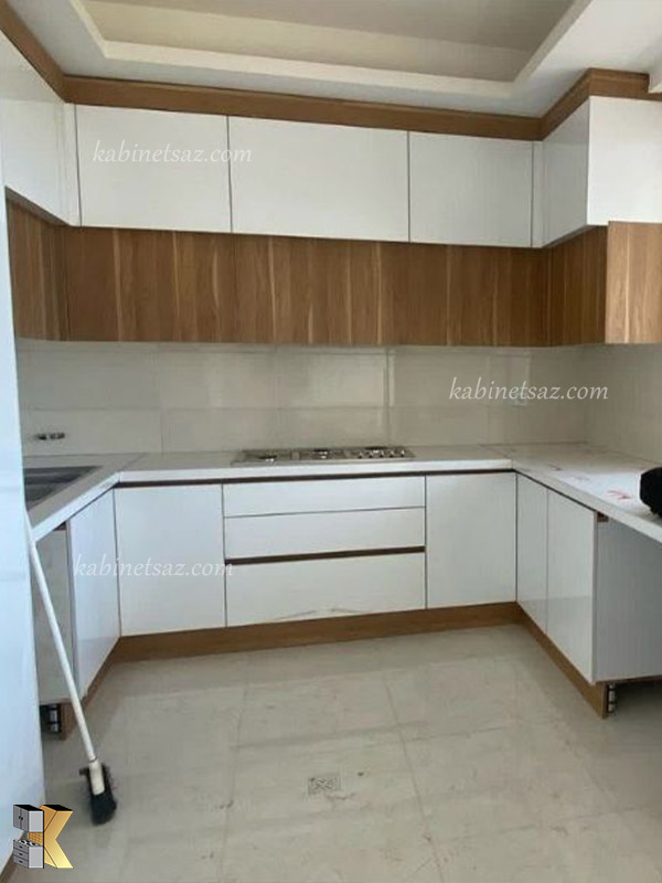 کابینت ام دی اف سفید آنتیک